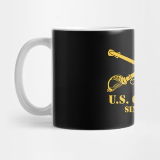 Mod.2 US Cavalry Army Branch Crossed Sabers Mug